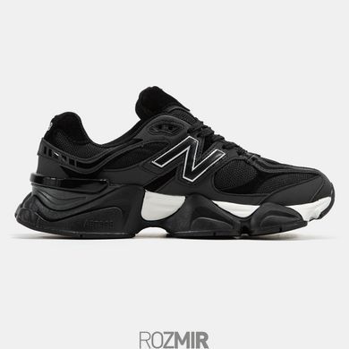 Мужские кроссовки New Balance 9060 Cordura Термо "Black/White"