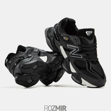 Мужские кроссовки New Balance 9060 Cordura Термо "Black/White"