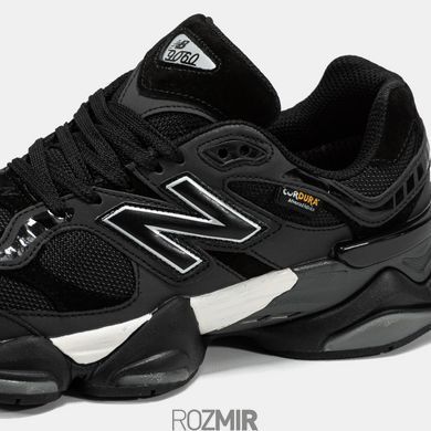 Мужские кроссовки New Balance 9060 Cordura Термо "Black/White"