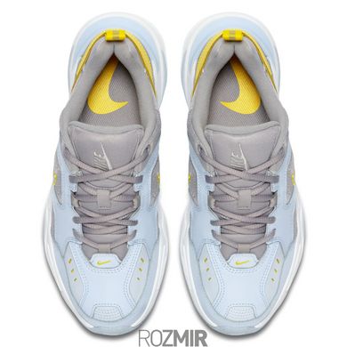 Женские кроссовки Nike M2K Tekno "Half Blue/Atmosphere Grey-Chrome Yellow"