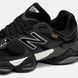 Мужские кроссовки New Balance 9060 Cordura Термо "Black/White"