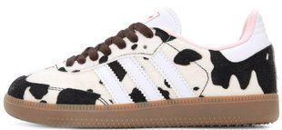 Жіночі кросівки adidas Samba "Cow Print/Black/Brown/Beige/White/Pink"