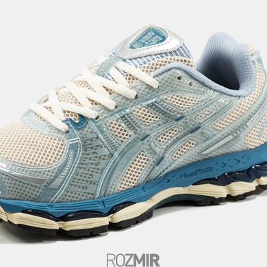 Женские кроссовки Asics Gel-Kayano 12.1 "Light Blue/Blue/Beige/Black"