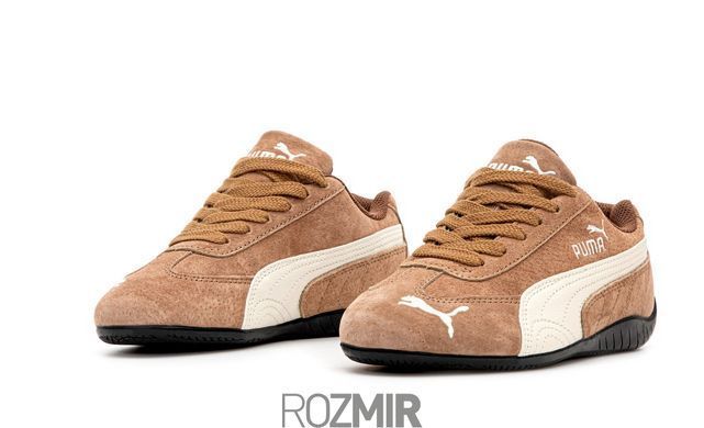 Женские кроссовки Puma Speedcat "Brown/White"