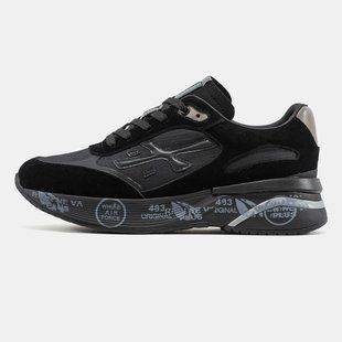 Мужские кроссовки Premiata Moerun "Black/Gray"