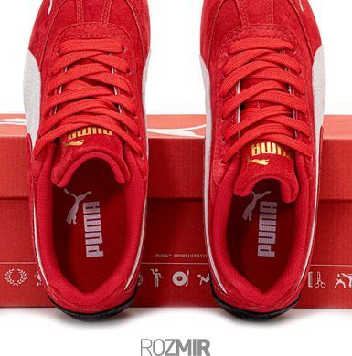 Женские кроссовки Puma Speedcat "Red/White"