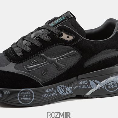 Мужские кроссовки Premiata Moerun "Black/Gray"