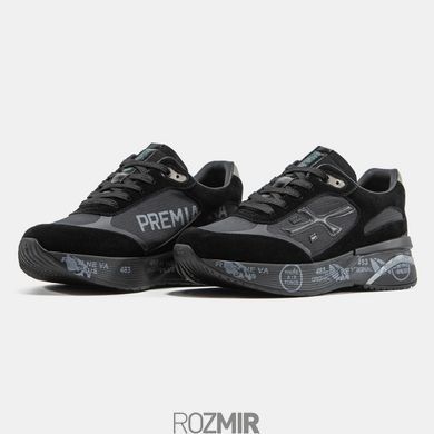 Мужские кроссовки Premiata Moerun "Black/Gray"
