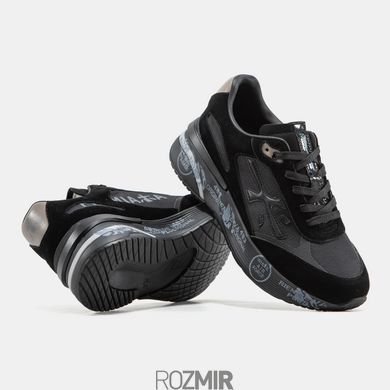 Мужские кроссовки Premiata Moerun "Black/Gray"