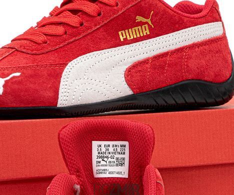 Женские кроссовки Puma Speedcat "Red/White"