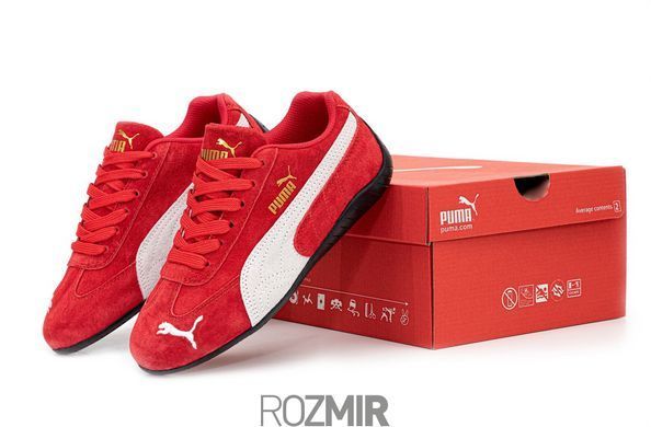 Женские кроссовки Puma Speedcat "Red/White"