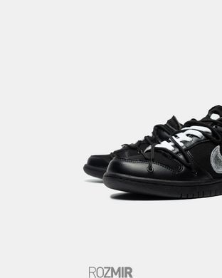 Кросівки Nike Dunk Low x Off-White 50/50 Black/Purple