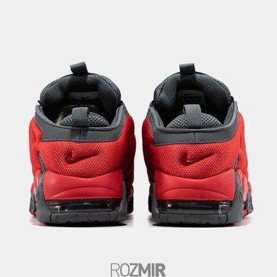 Мужские кроссовки Nike Air More Uptempo Low "Dark Grey/Metallic Silver/Light Crimson"