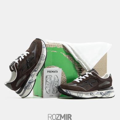 Мужские кроссовки Premiata Moerun "Brown/White/Black"