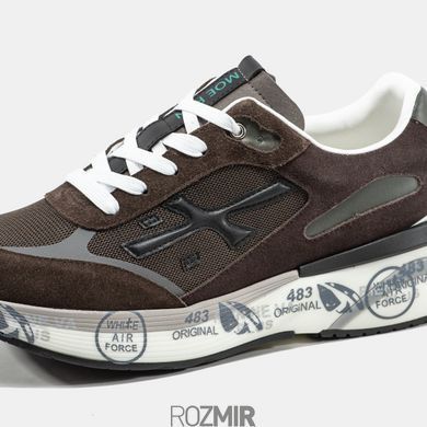 Мужские кроссовки Premiata Moerun "Brown/White/Black"