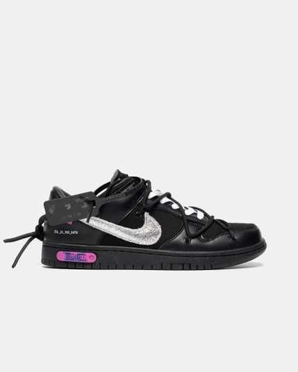 Купить Кросівки Nike Dunk Low x Off-White 50/50 Black/Purple