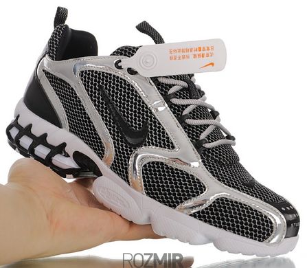 Кроссовки Stussy x Nike Air Zoom Spiridon Caged 2 “Pure Platinum”