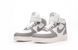 Зимние кроссовки Nike Air Force High Winter "White/Grey" с мехом