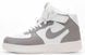 Зимние кроссовки Nike Air Force High Winter "White/Grey" с мехом