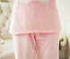 Жіноча тепла рожева піжама Kitty "White/Pink/Sky Blue"