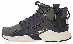 Мужские кроссовки ACRONYM x Nike Huarache CITY MID Leather "Olive", 40