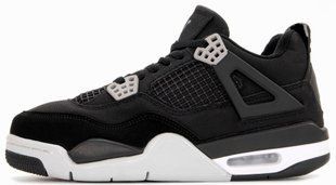 Кроссовки Nike Air Jordan 4 Retro Black Canvas
