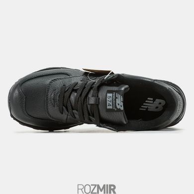 Кросівки New Balance 574 Leather "Black"