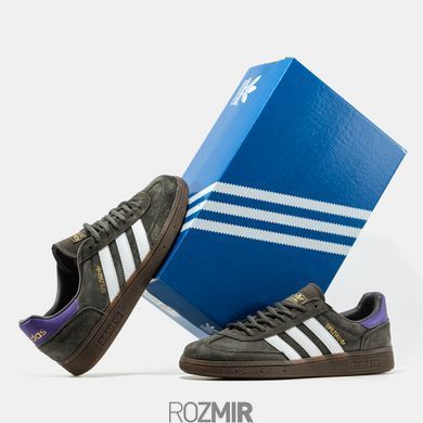 Мужские кроссовки adidas Spezial "Dark Olive/White/Purple"