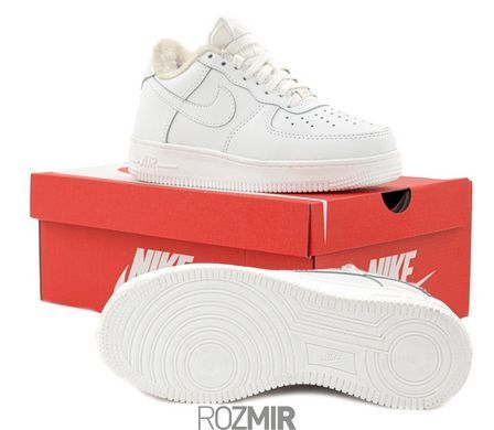 Зимние кроссовки Nike Air Force 1 Low Winter "White" с мехом