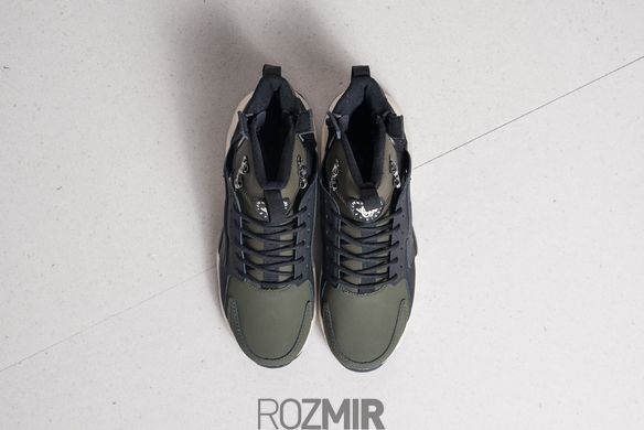 Чоловічі кросівки ACRONYM x Nike Huarache CITY MID Leather "Olive"