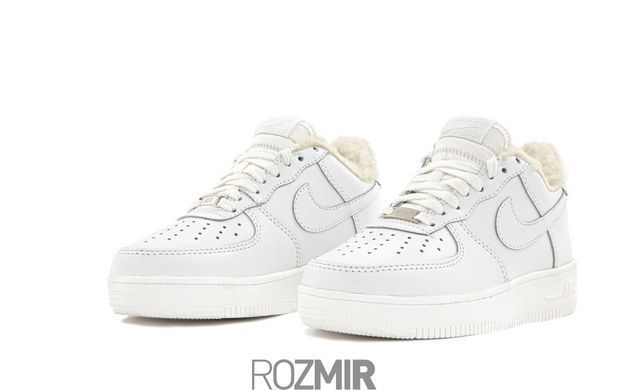 Зимние кроссовки Nike Air Force 1 Low Winter "White" с мехом