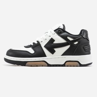 Кроссовки OFF-WHITE Out Of Office OOO Low Tops Black/White