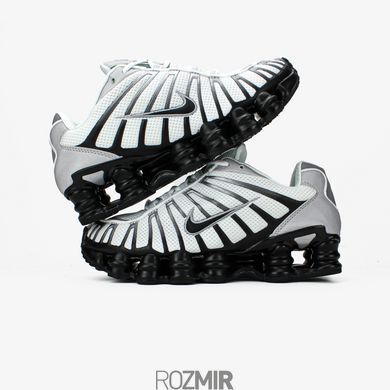 Мужские кроссовки Nike Shox TL "Metallic Silver/White/Wolf Grey/Black"