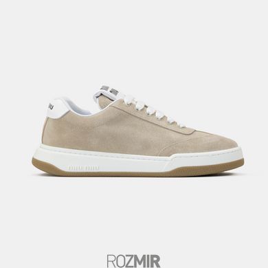 Женские кроссовки Miu Miu Platform sneakers "Beige White"