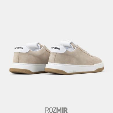 Жіночі кросівки Miu Miu Platform sneakers "Beige White"