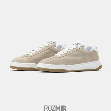 Женские кроссовки Miu Miu Platform sneakers "Beige White"