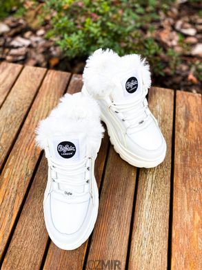 Жіночі кросівки Junya Watanabe x Buffalo London Winter Fur "White"