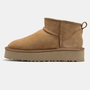 Угги UGG Classic Ultra Mini Platform "Chestnut" 2.0