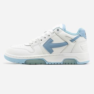 Кроссовки OFF-WHITE Out Of Office OOO Low Tops White/Blue