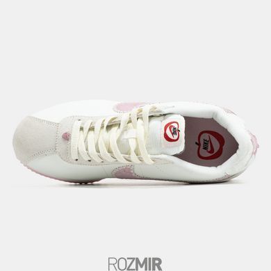 Женские кроссовки Nike Cortez "White/Pink - Beige"