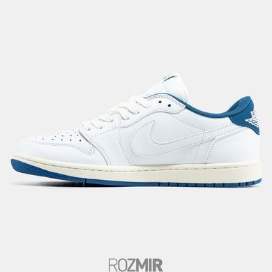 Кросівки Nike Air Jordan 1 Low x Travis Scott x Fragment "White/Blue"