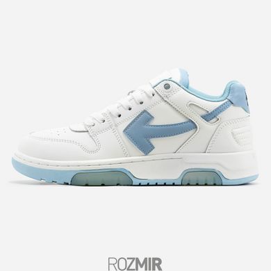 Кросівки OFF-WHITE Out Of Office OOO Low Tops White/Blue