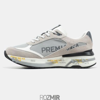 Мужские кроссовки Premiata Moerun "Beige/Grey/Black/White/Yellow"