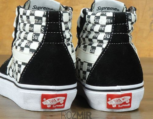 Кеди Supreme x Vans Sk8-Hi Pro Checkered Black