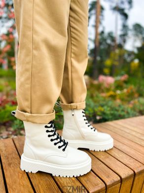 Ботинки Dr. Martens Jadon Premium White без меха с молнией