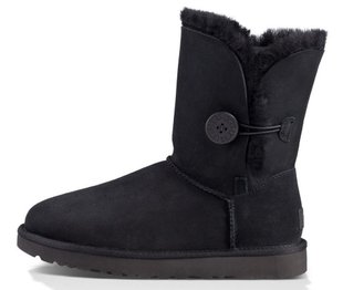 Женские угги UGG Bailey Button "Black"