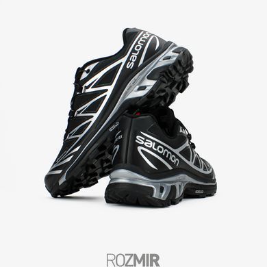 Чоловічі кросівки Salomon XT-6 Soft Ground Gore-Tex "Black Silver"