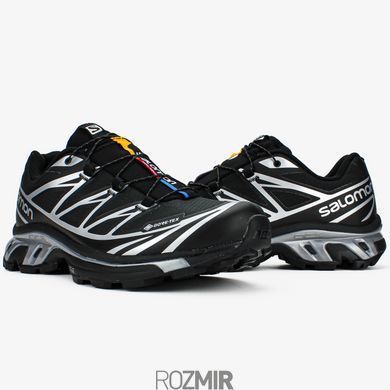 Чоловічі кросівки Salomon XT-6 Soft Ground Gore-Tex "Black Silver"