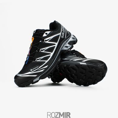 Чоловічі кросівки Salomon XT-6 Soft Ground Gore-Tex "Black Silver"