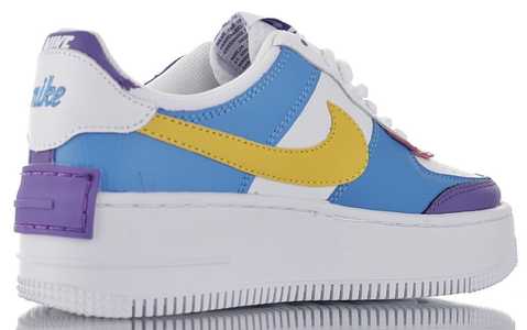 nike air force 1 blue and purple